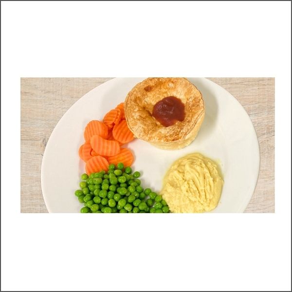 Deep Dish Beef Curry Pie with Vegetables